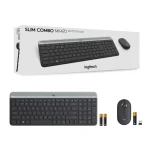 کیبورد و ماوس بی‌سیم لاجیتک مدل MK470، سوییچ ممبران، Full-Size - تصویر 3
